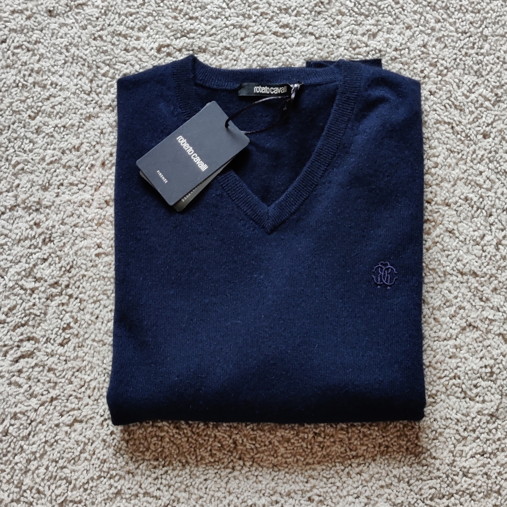 NEW Roberto Cavalli Cashmere Sweater